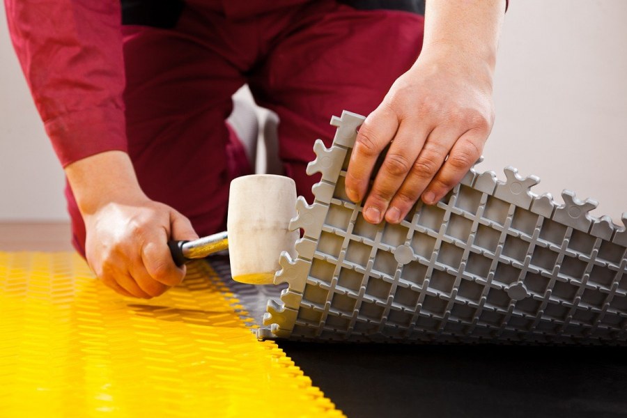 Модульные ПВХ покрытия для гаража