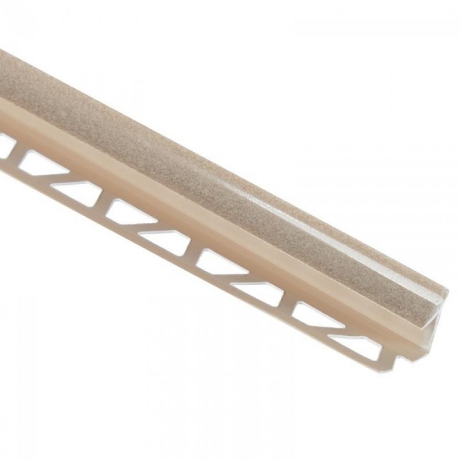 Раскладка под плитку 7-8мм наруж. 2,5м мрамор белый (25шт)