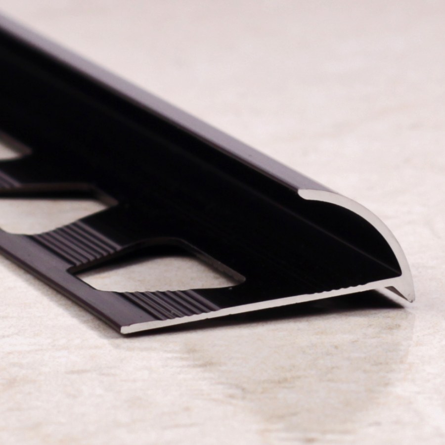 Раскладка под плитку 8мм внутренняя 2,5м черный