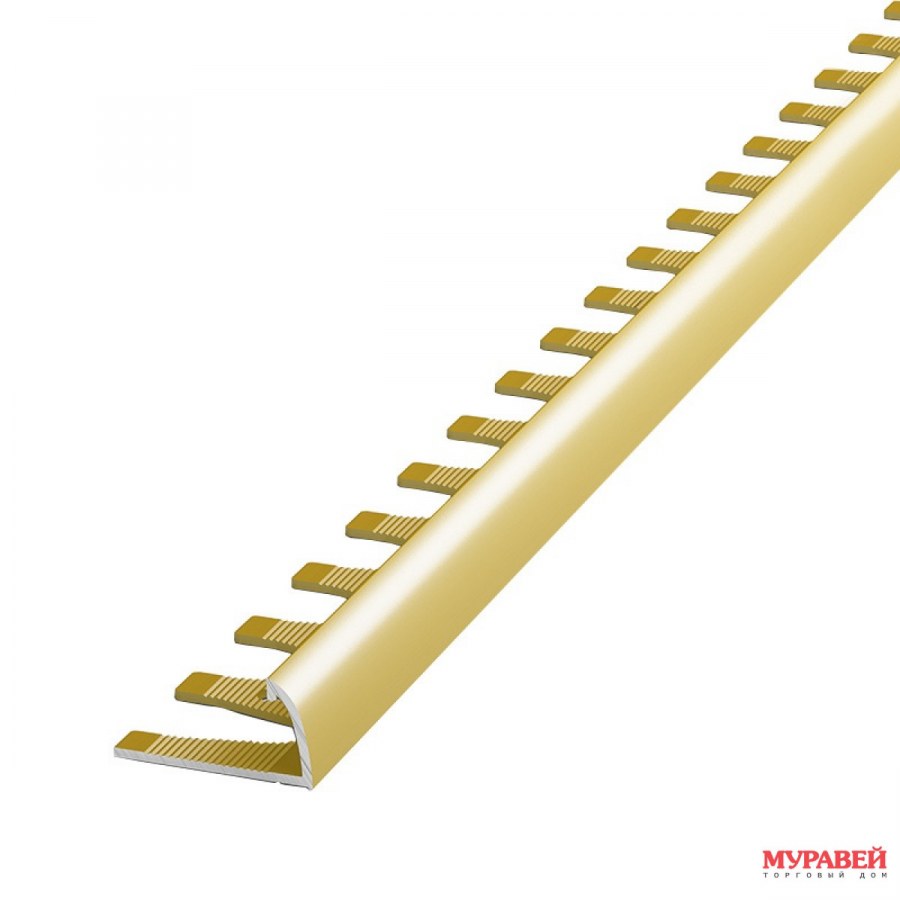 Профиль ПВХ для плитки 8-9мм наружный 2,5м