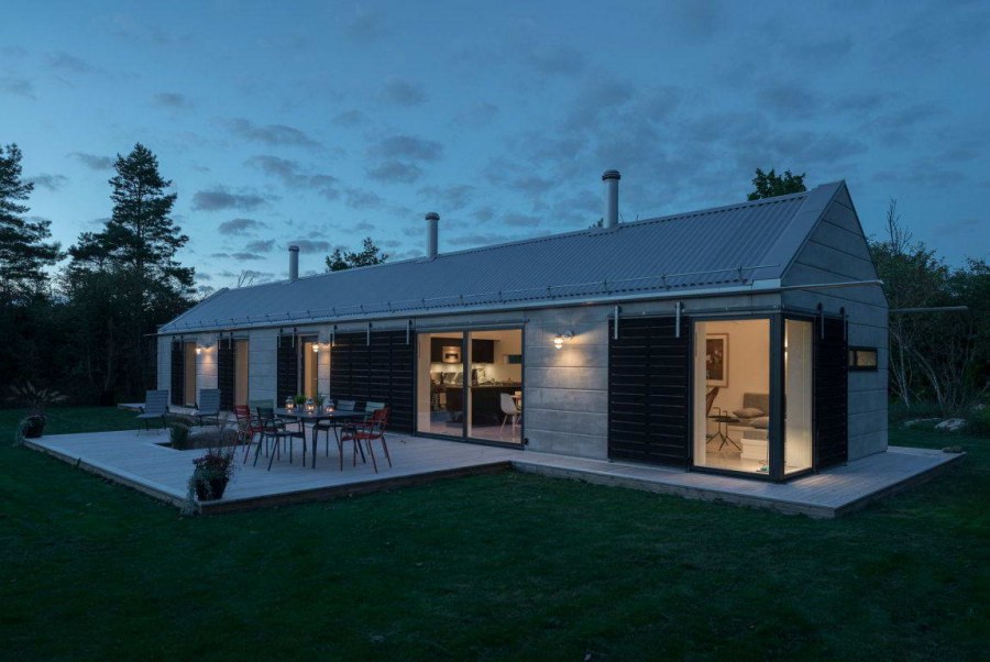 Квадратный модульный дом