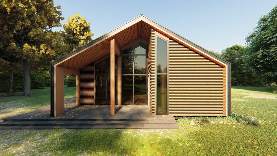 Барнхаус фото готовых домов