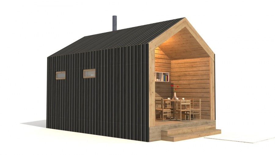 Баня барнхаус планировка