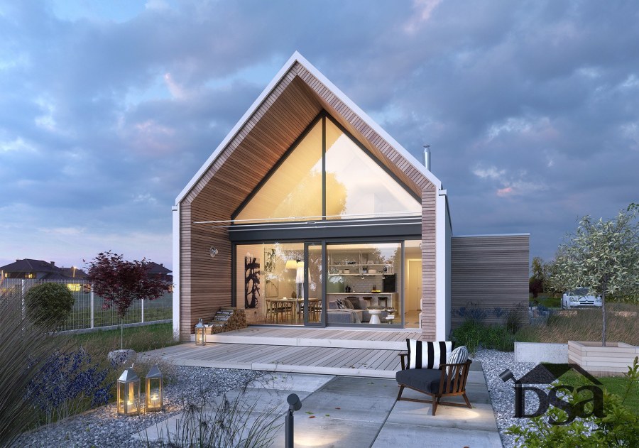 Шале в стиле барнхаус