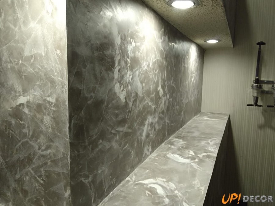 Декоративная штукатурка Каррарский мрамор