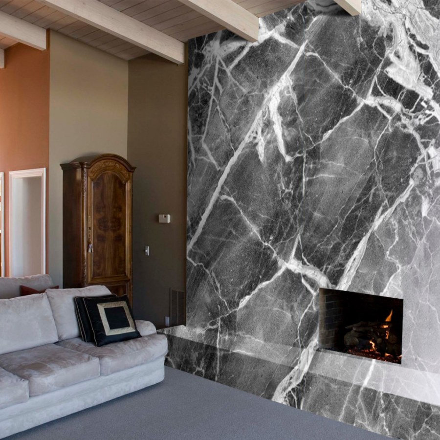 Гибкий мрамор дымчатый кварц