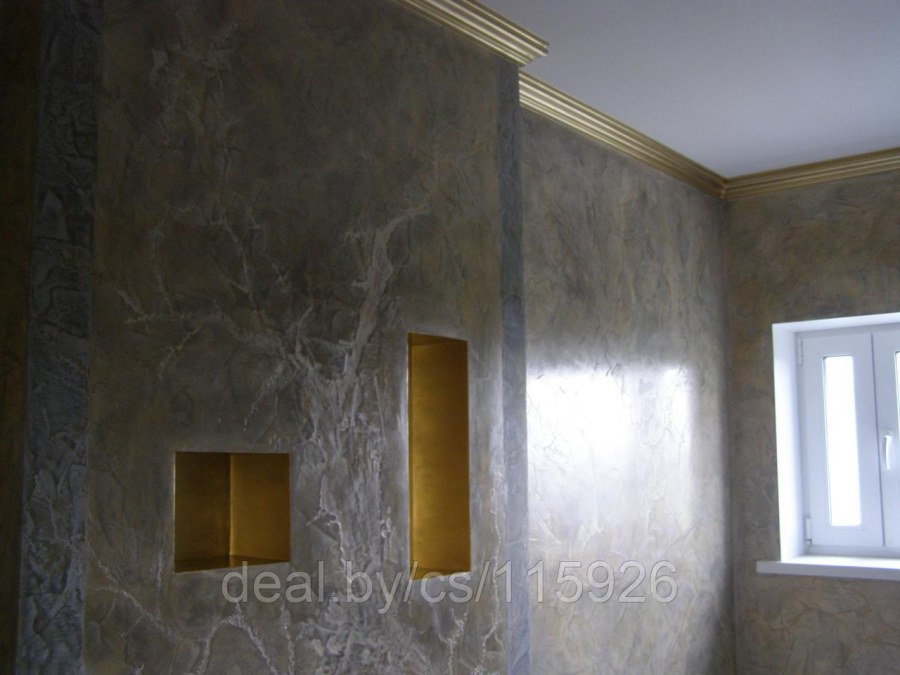 Декоративная штукатурка для внутренней отделки стен мрамор