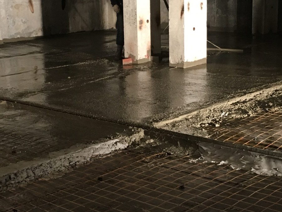 Армирование стяжки 100мм