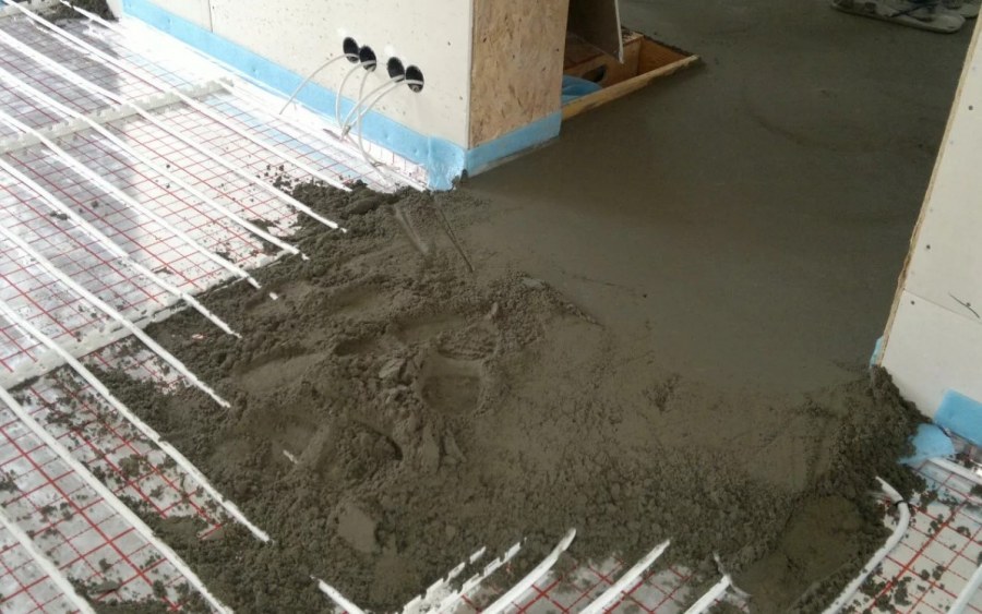 Водяной теплый пол в сухой стяжке Кнауф