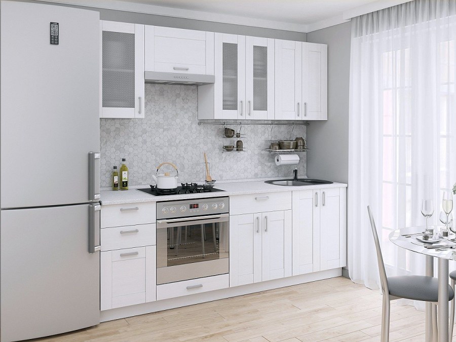 Кухня лофт-01 Snow Veralinga