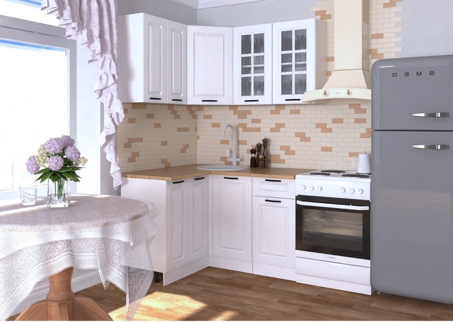 Белый Вегас кухонный гарнитур