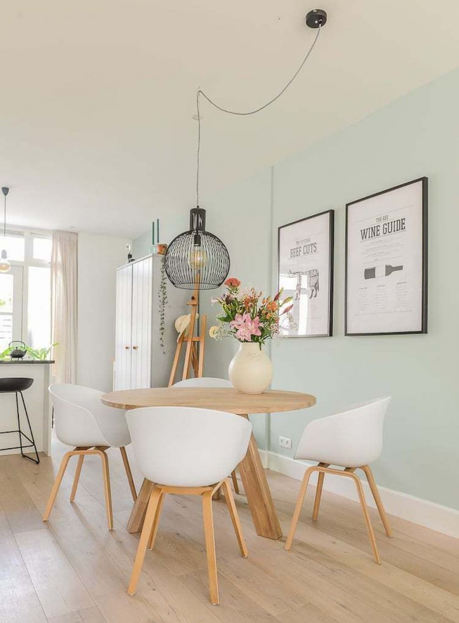 Гостиная в скандинавском стиле бежевые стены