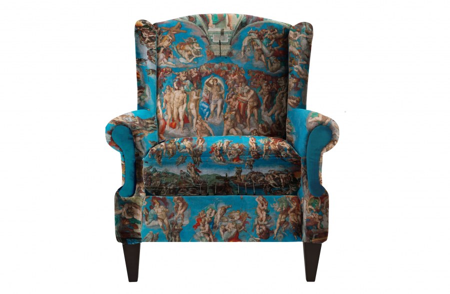 Кресло theo мультиколор