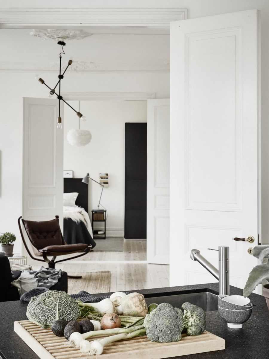 Розетки в скандинавском интерьере