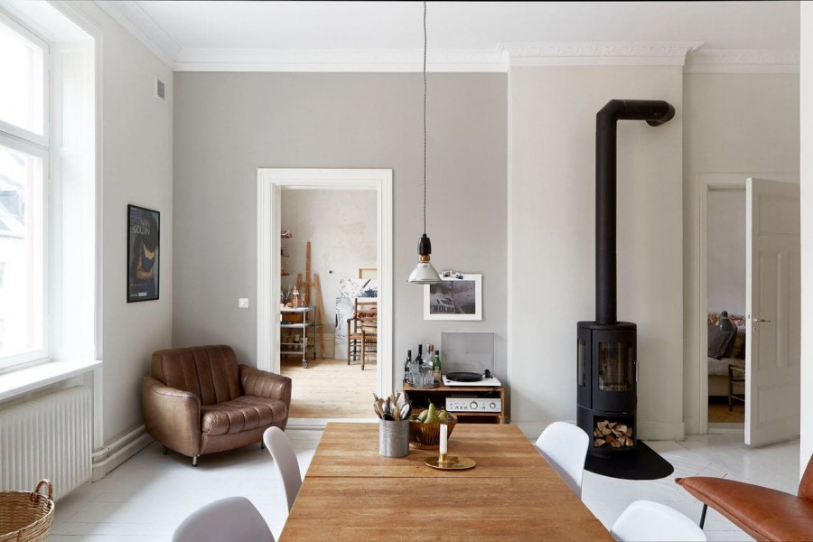 Потолочный плинтус Скандинавский стиль