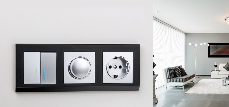 Открытая проводка в скандинавском стиле