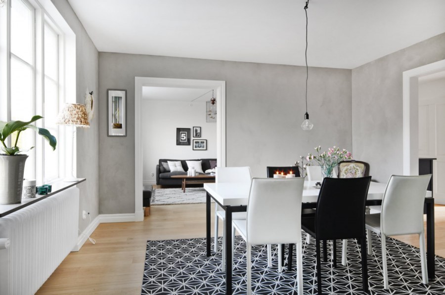 Розетки в скандинавском интерьере