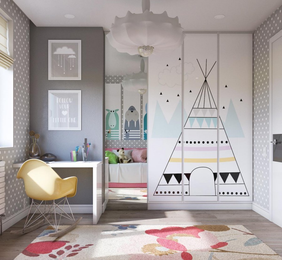 Тренды в детской для девочек