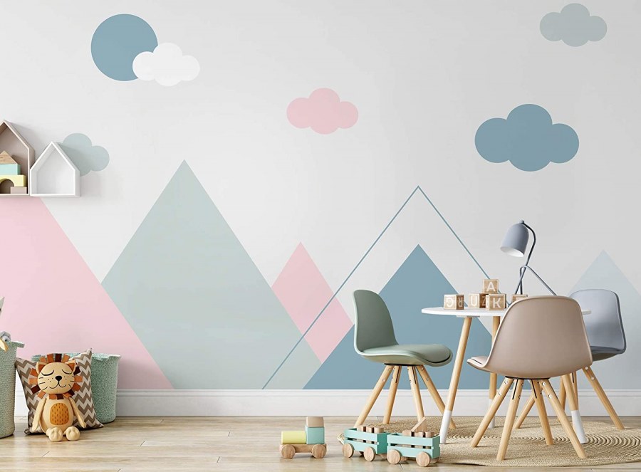 Детская комната в пастельных тонах