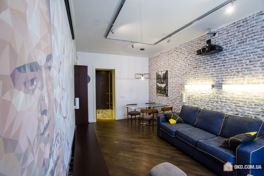 Стиль лофт в маленькой сталинке
