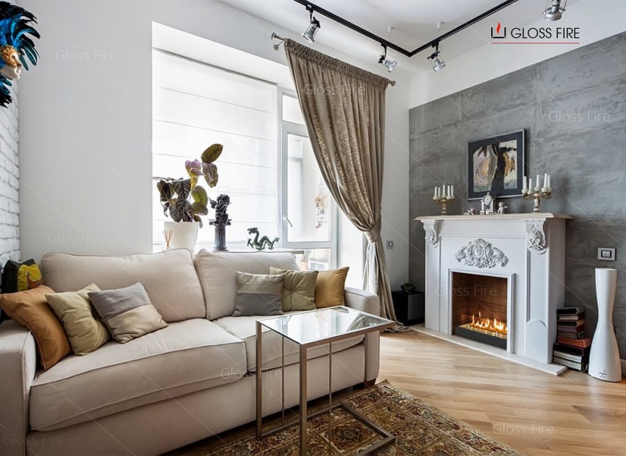 Камин в американском стиле