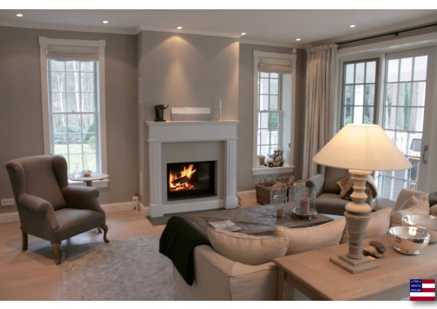 Камин в стиле американская классика