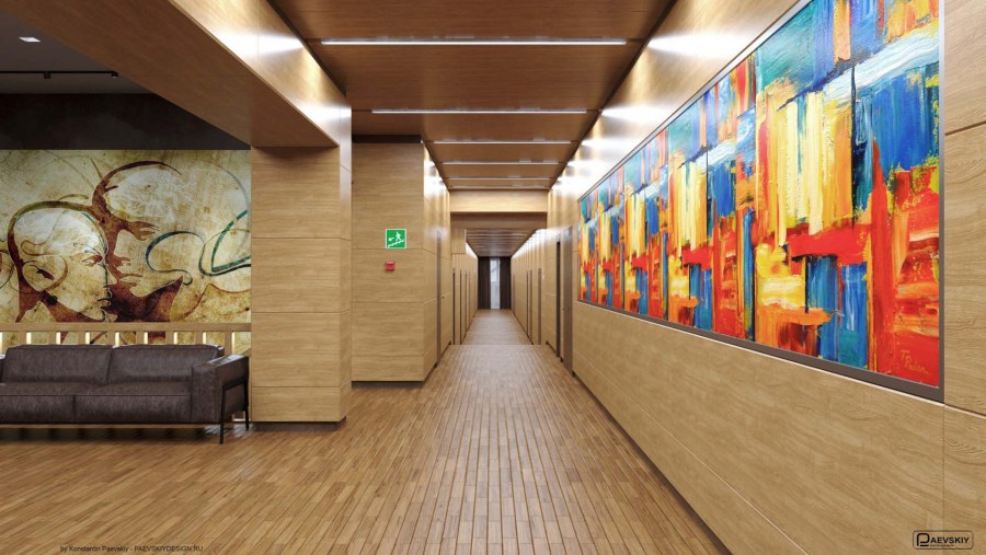 Фойе центра культуры