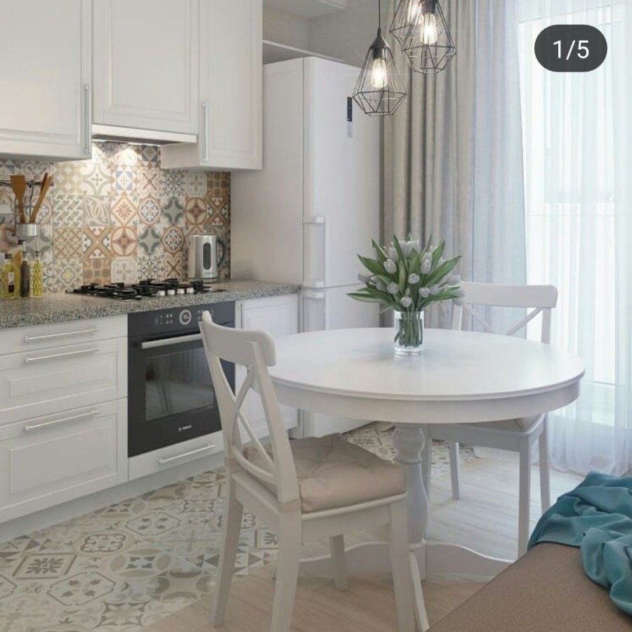 Кухня в светлых тонах