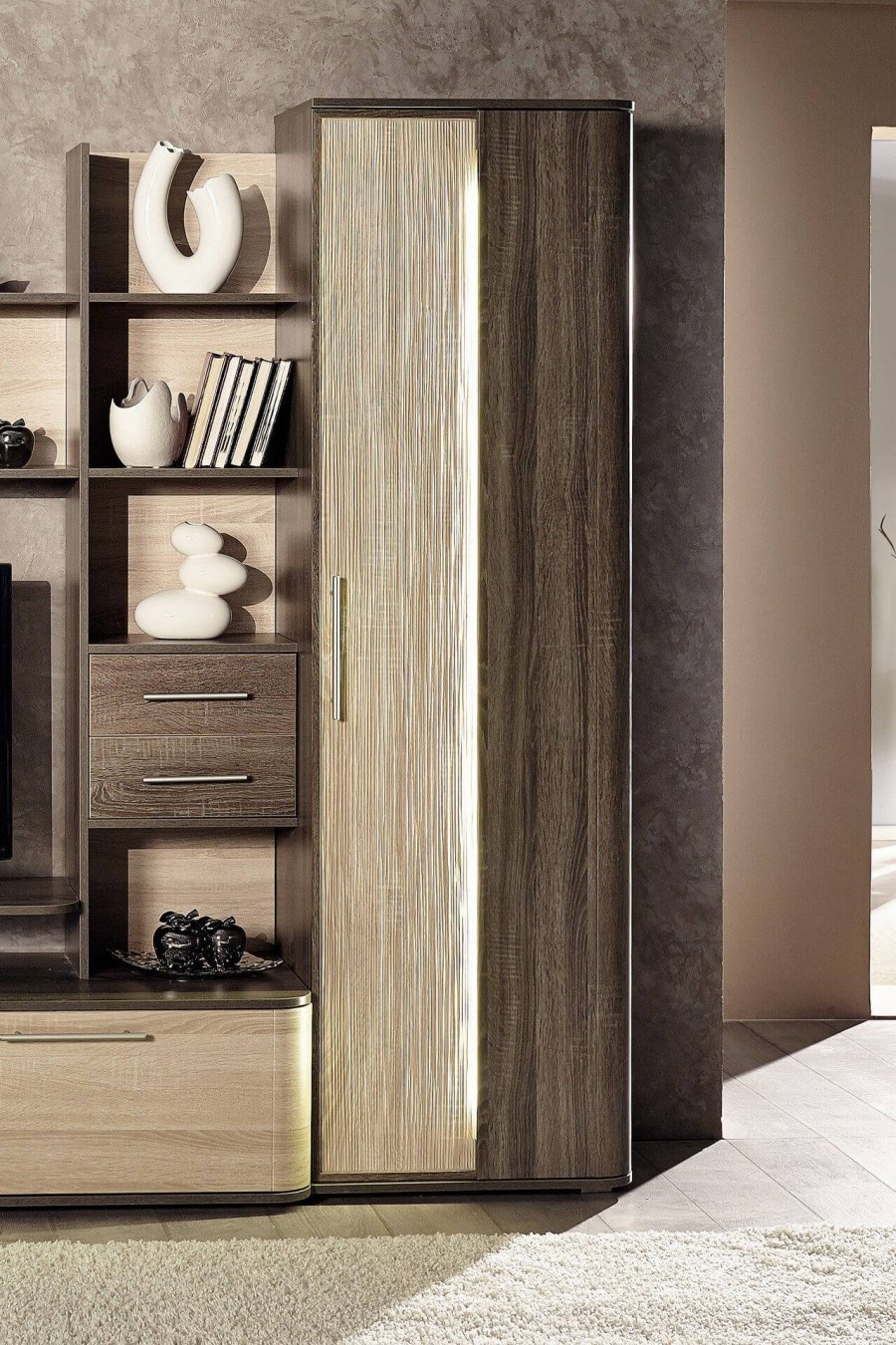 Шкаф Бруна одностворчатый ЛД 629.020.000