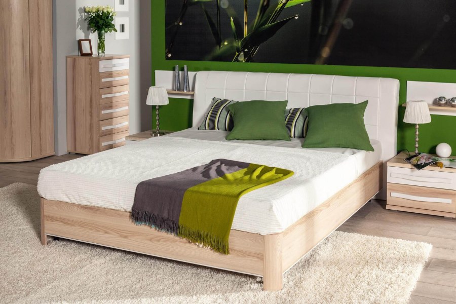 Шкаф-витрина Бруна 629.040 Сономе эйч темная/Сономе эйч светлая