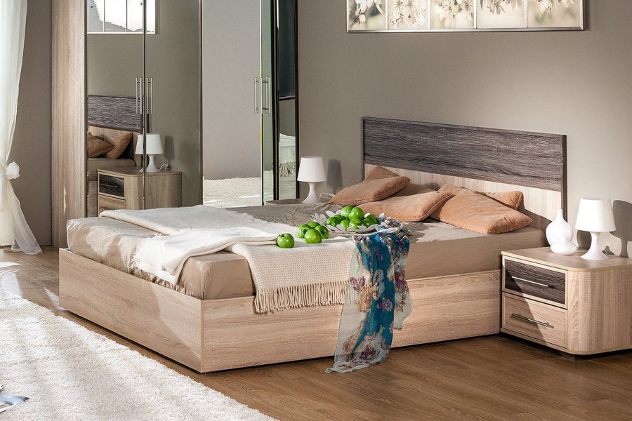 Бруно Сономе эйч светлая кровать