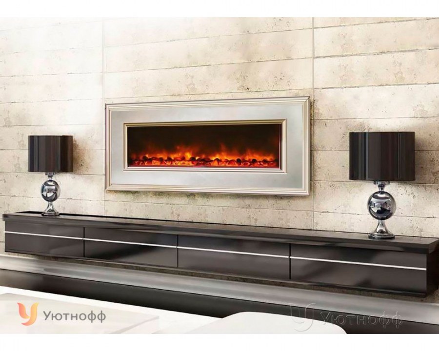 Электрический камин Гленрич Genius 240 Black Glass