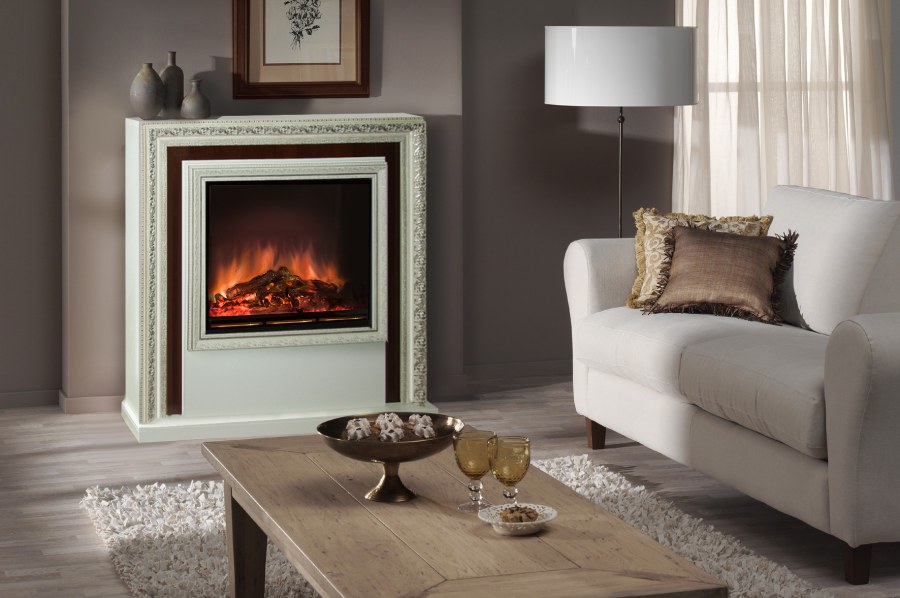 Электрический камин Гленрич Роял белый