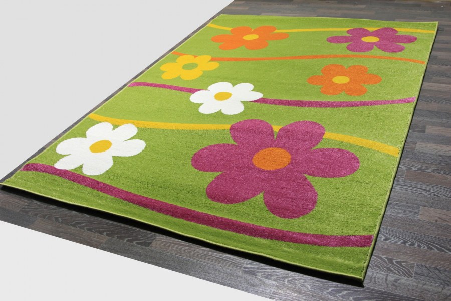 Индийский ковер хлопковый «Happy Day» 3br-0e-MLT 140 X 200 см (артикул 30449)