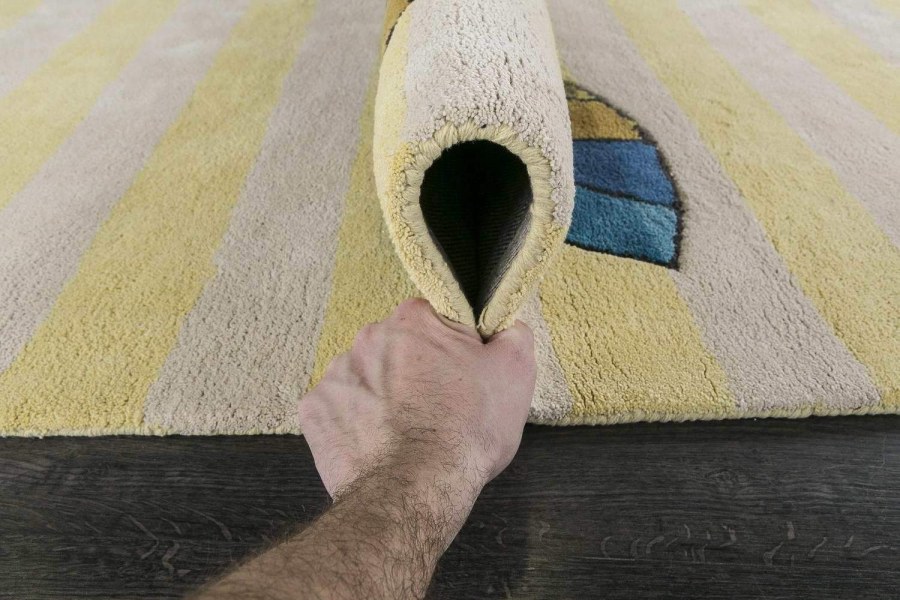 Индийский ковер хлопковый «Happy Day» 8s2-AE-BGE-GRN 140 X 200 см