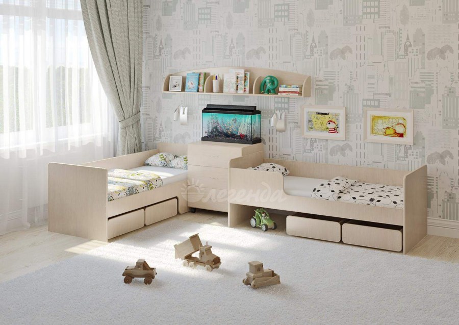 Детские кровати углом