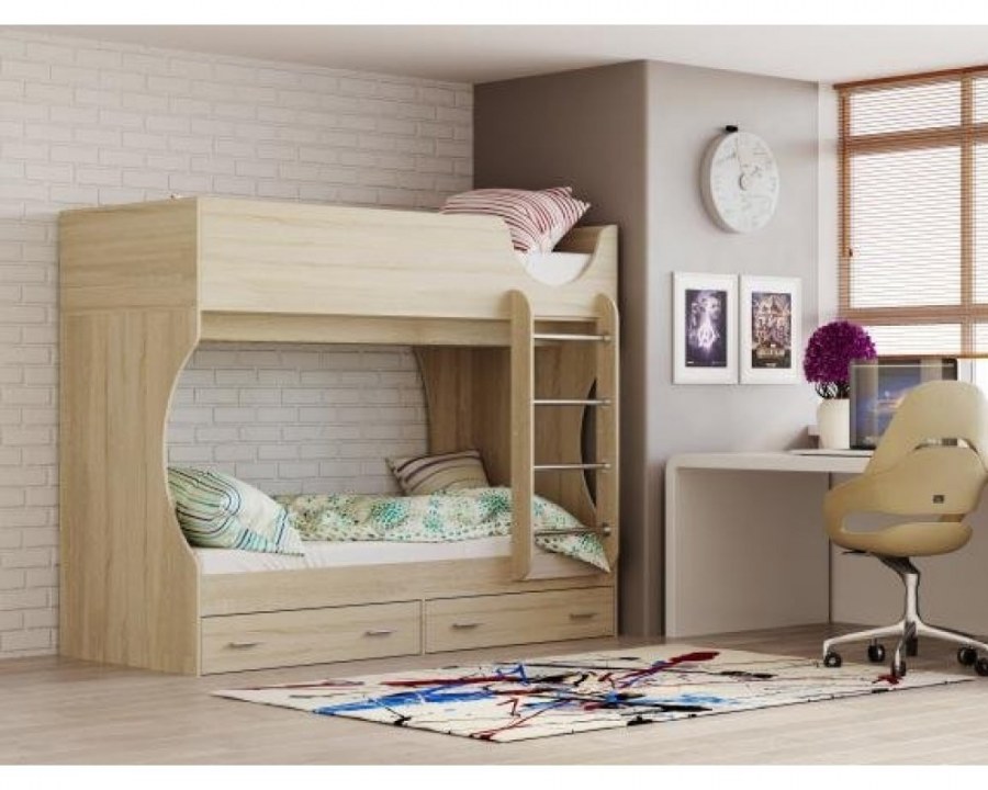 Кровать двухъярусная Олимп д2