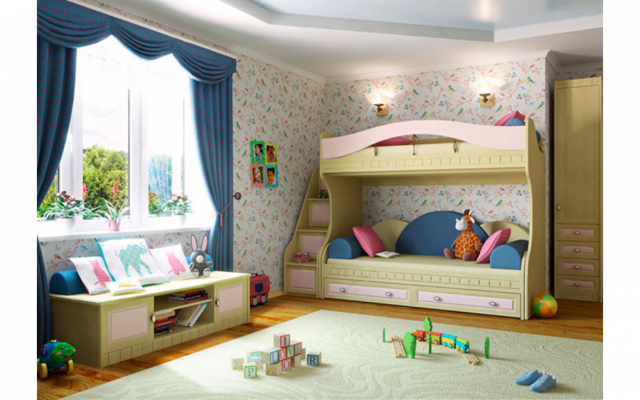 Итальянские мотивы детская мебель