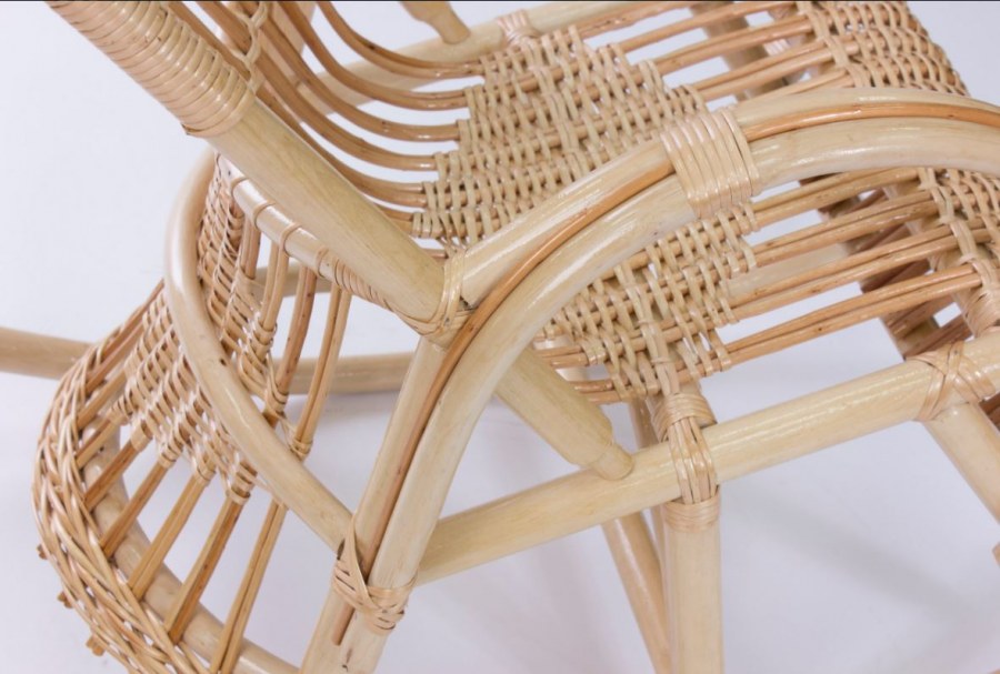 Кресло-качалка плетеное клуша