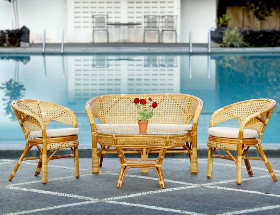 Комплект кофейный, (стол Aragon + 2 кресла Oregon)