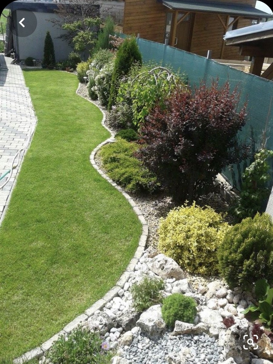 Палисадники клумбы лужайки