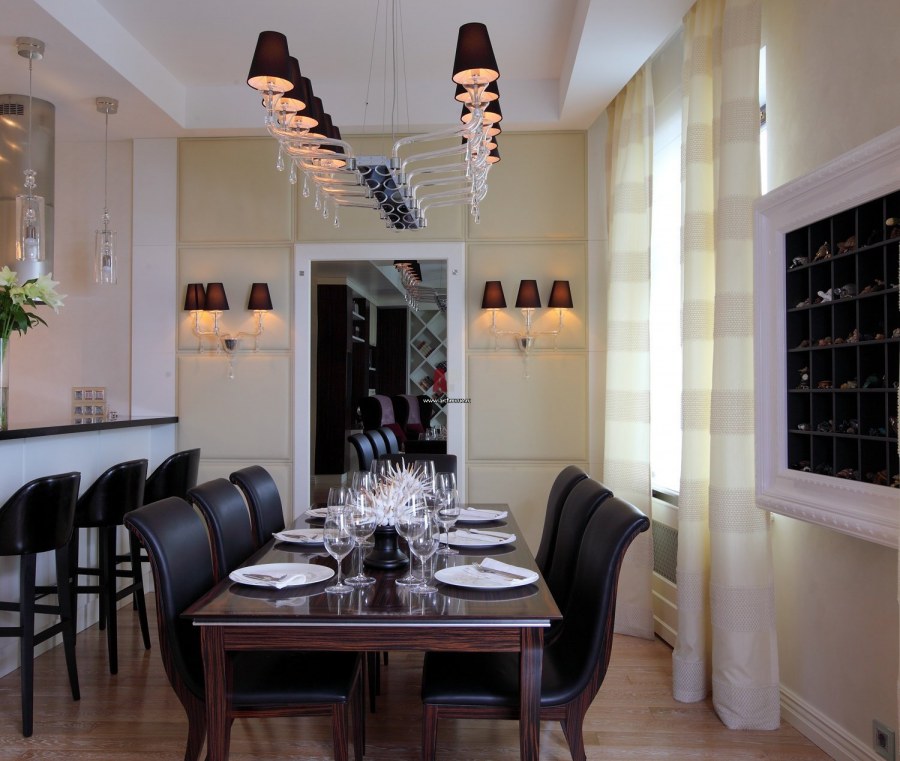 Интерьер гостиной в частном доме