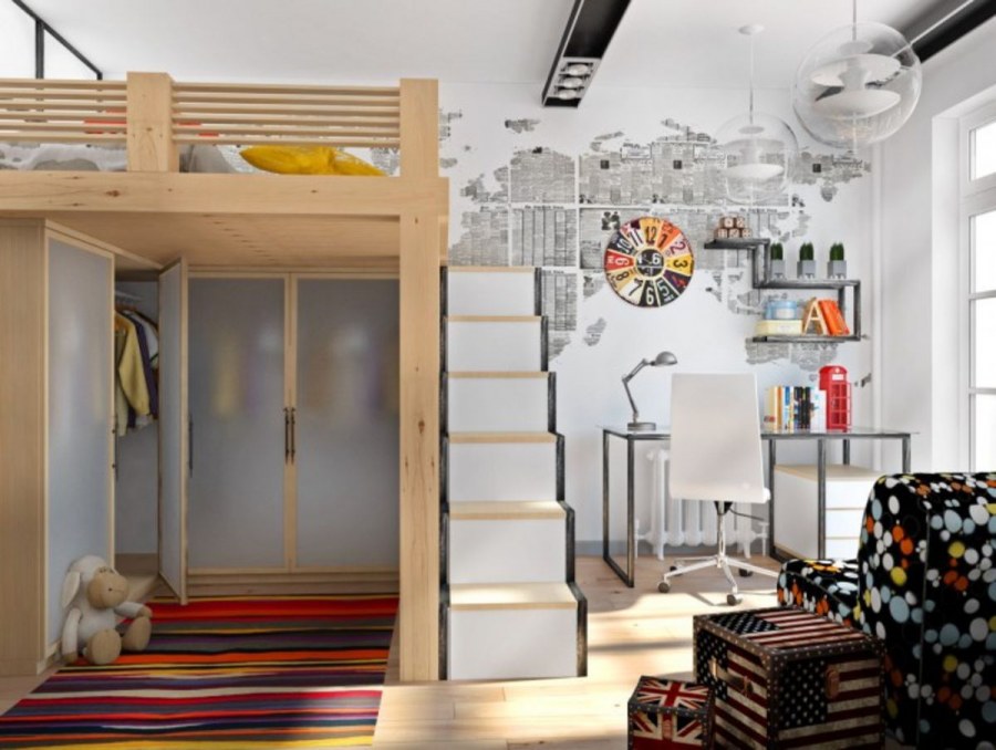 Детская в стиле лофт