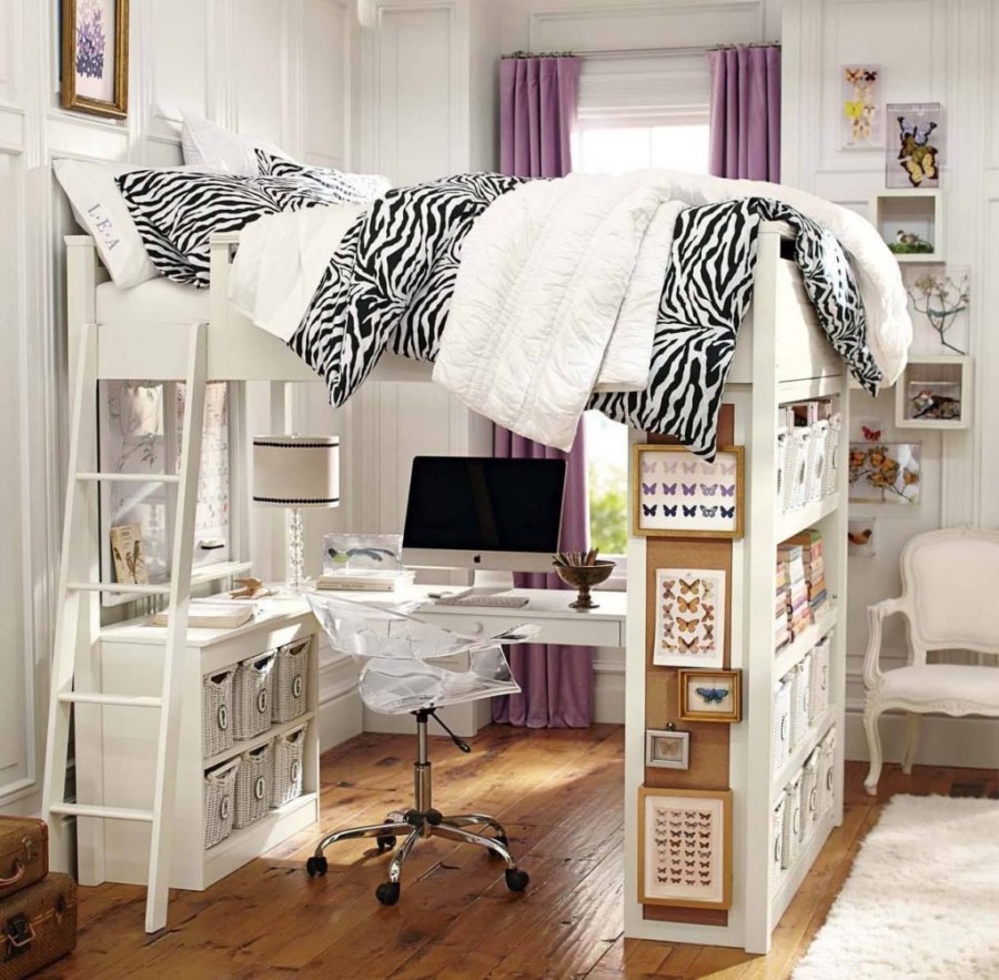 Необычные комнаты для подростков девочек