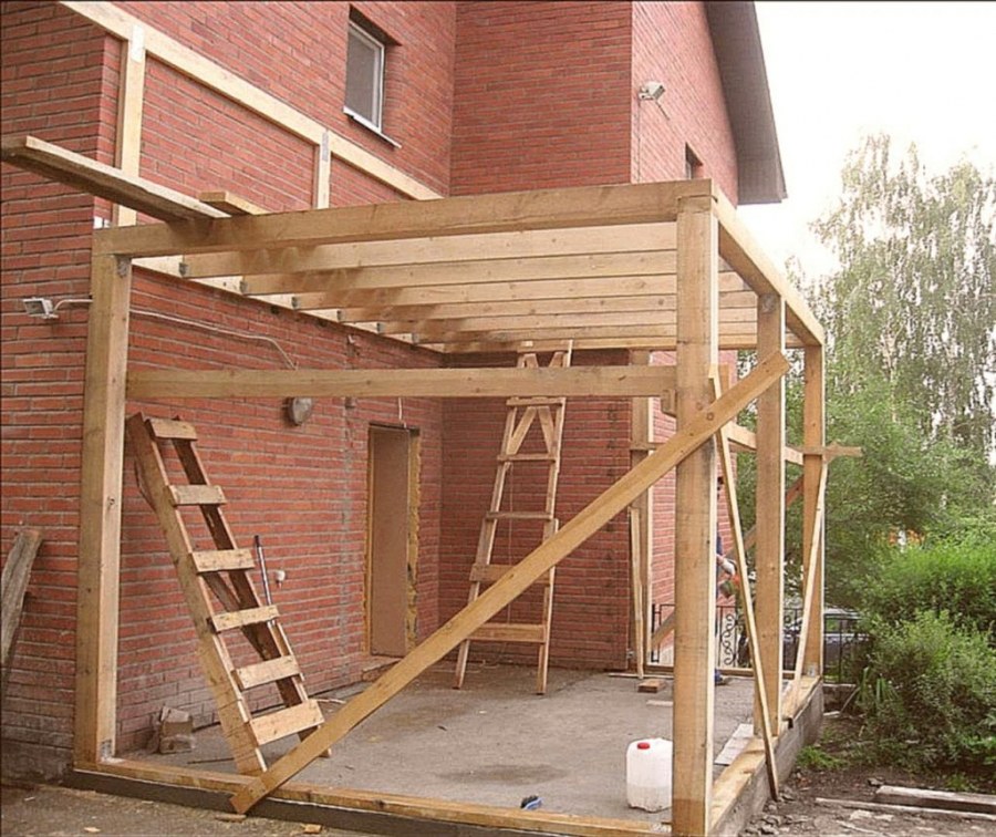 Каркас веранды