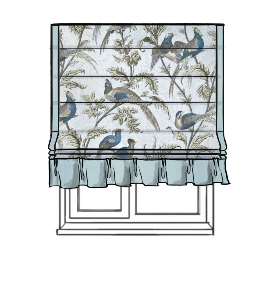 Римские шторы скетч