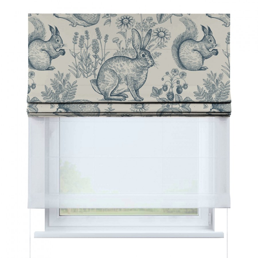 Римская штора с рисунком Арабески