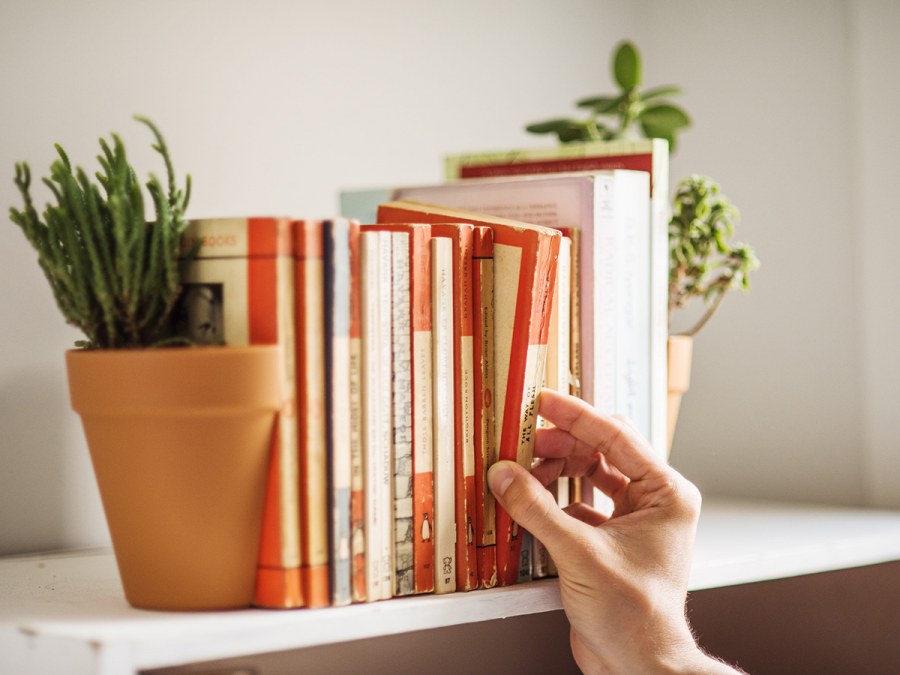 Книжки на полке