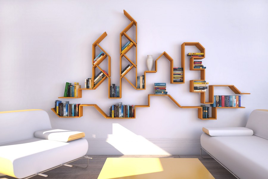 Креативные полки на стену