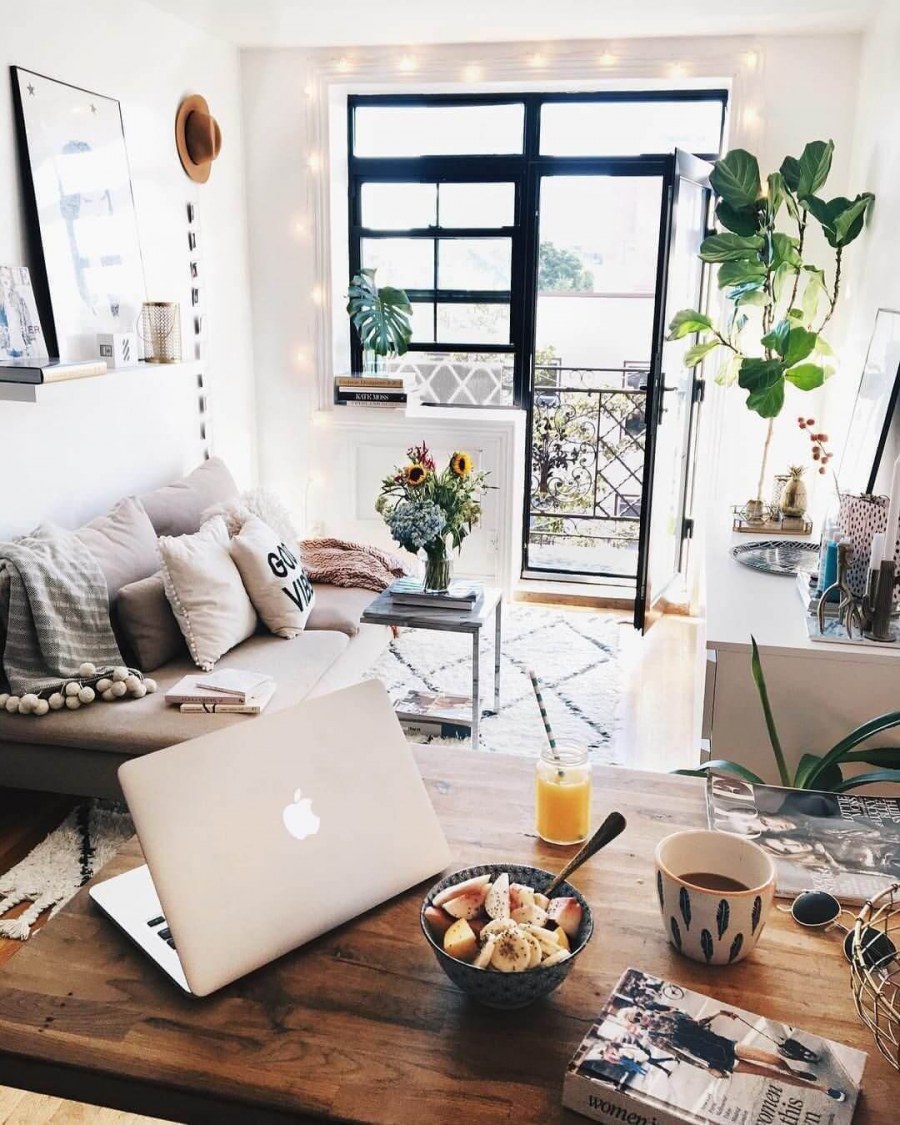 Необычный потолок в лофте